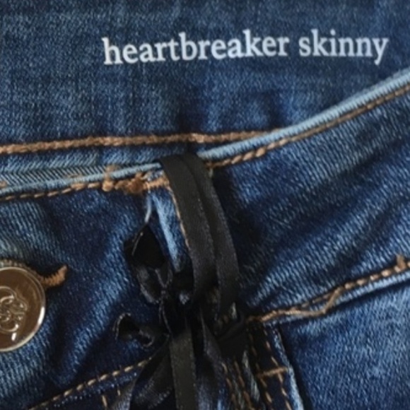 bebe Jeans rhinestone pockets NWT - Picture 7 of 8